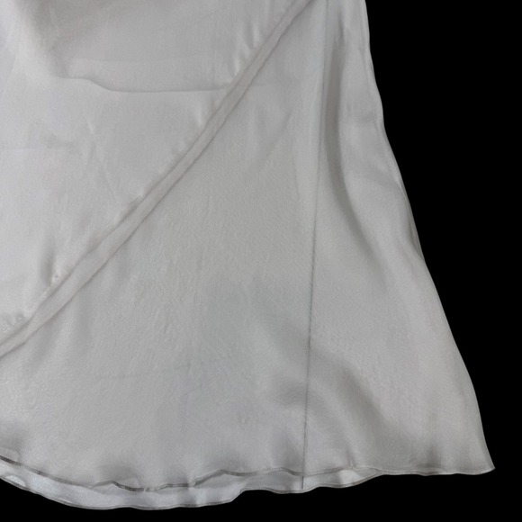 SKIMS Romance Chiffon Halter Silk Slip Dress Dove XS - Picture 6 of 11